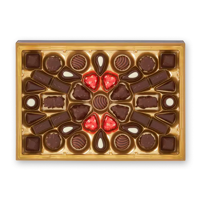 Lindt Boîte CHAMPS-ÉLYSÉES Chocolats Noirs, 470g
