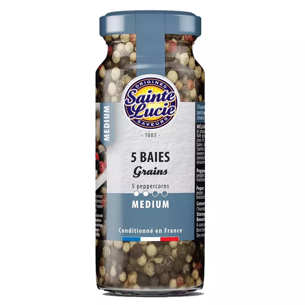Sainte Lucie 5 BAIES grains - médium 45G