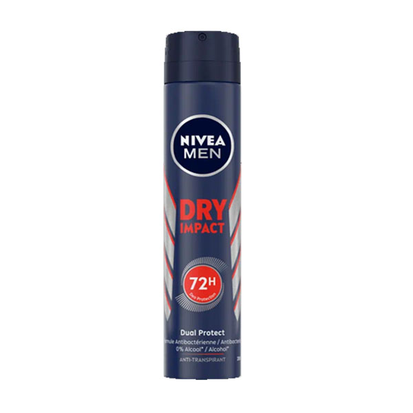 Nivea Men Anti Transpirant 72H Dry Impact 200ML Bonheur Home