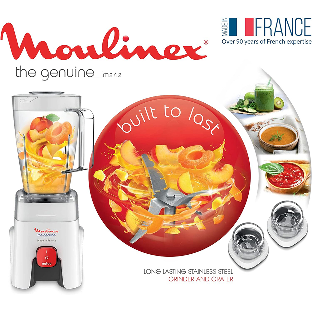 ② Moulinex Blender Mixeur Électrique Bol Verre 1,75 L — Mélangeurs —  2ememain