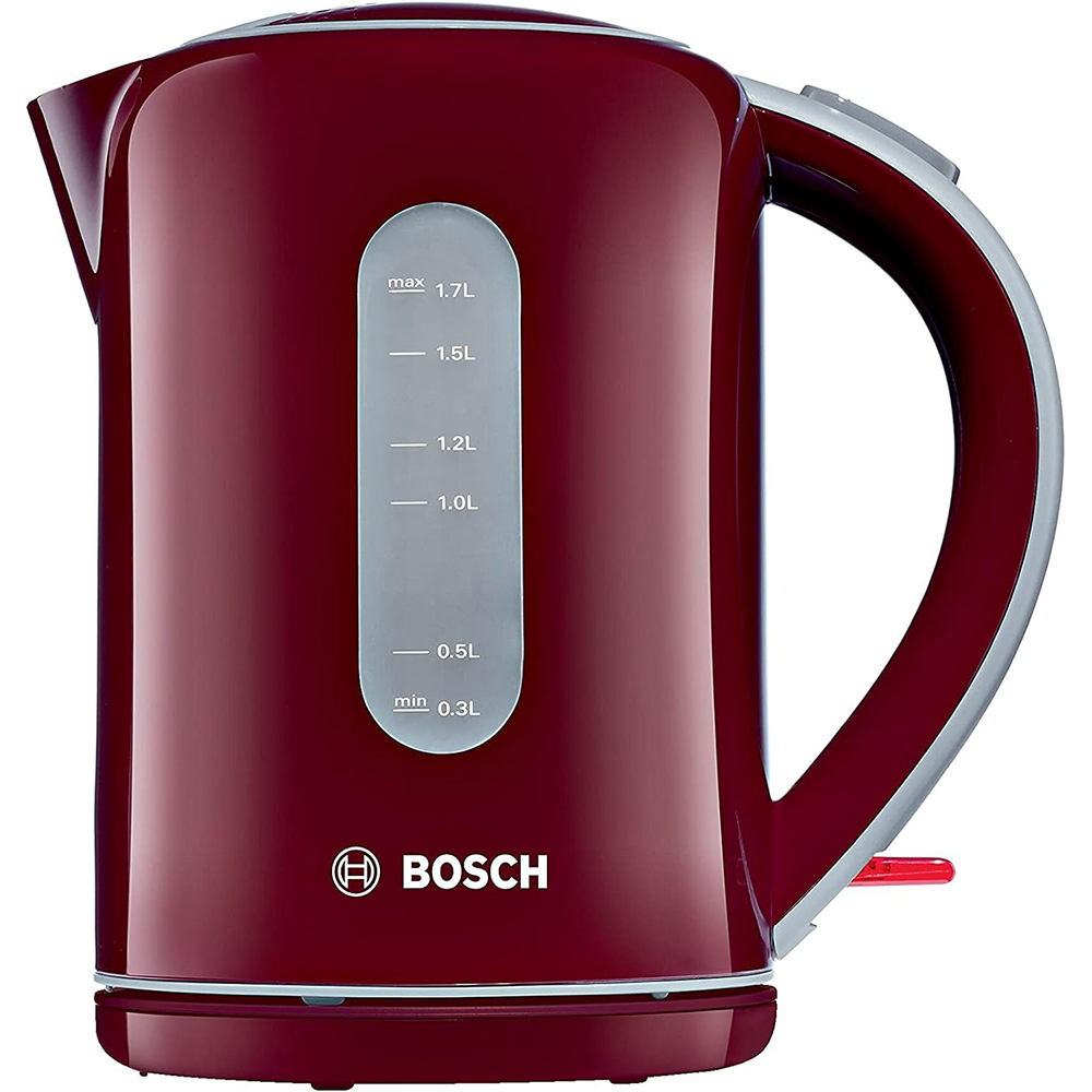 Bosch Bouilloire 1,7 L, 2200W - Rouge/Bordeaux ref TWK7604